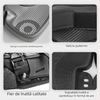 Lighthouse Protecții pentru Picior Hydrofoil, Fără Motor, Curele Fixate Groase pentru Placă Kite Surf, Cauciuc, Antiderapante