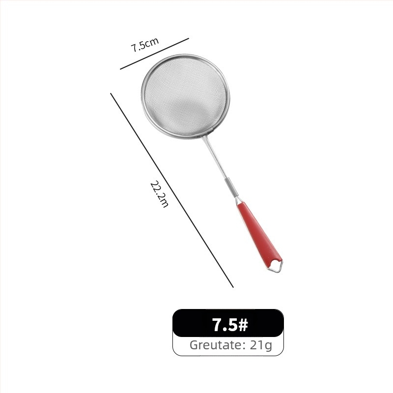 Filtru din oțel inoxidabil pentru lapte de soia, plasă ultra-fină, anti-alunecare, cârlige duble, pentru coacere și hrana bebelușilor (material: 201+AB; plasă ultra-fină; anti-alunecare; cârlige duble)