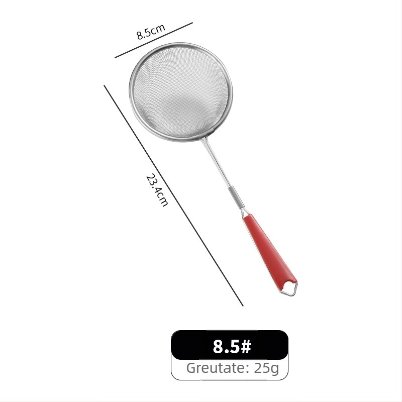 Filtru din oțel inoxidabil pentru lapte de soia, plasă ultra-fină, anti-alunecare, cârlige duble, pentru coacere și hrana bebelușilor (material: 201+AB; plasă ultra-fină; anti-alunecare; cârlige duble)