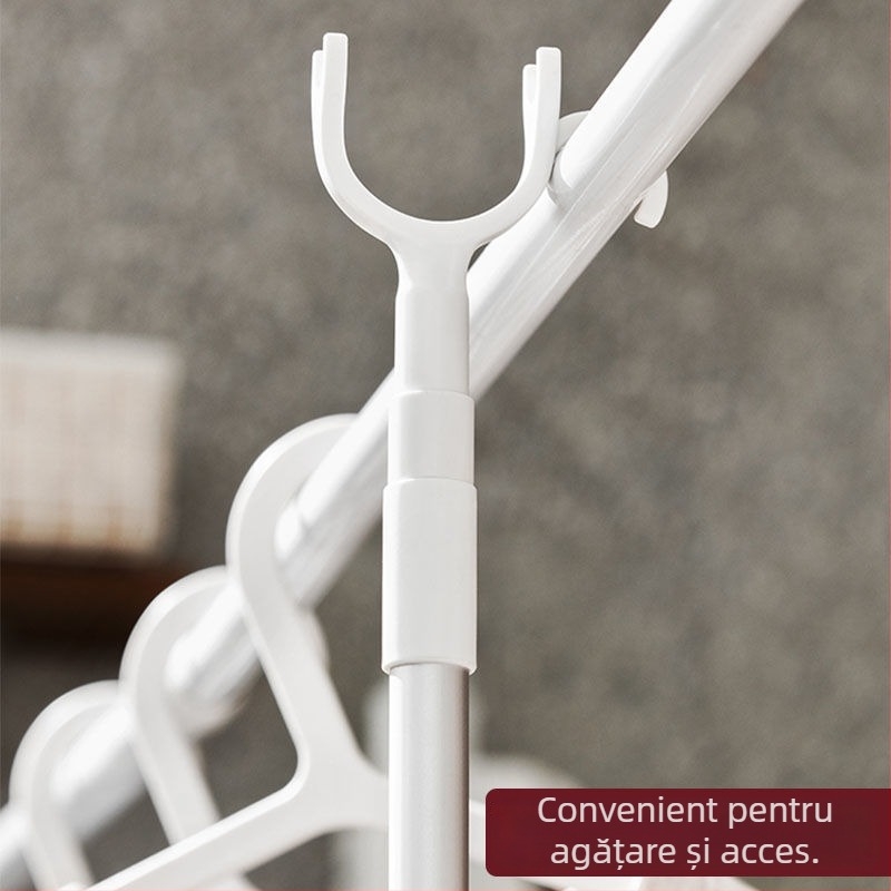 Bară de uscat haine, extensibilă, stil japonez Muji, pentru uscat haine pe balcon, lansată în 2023