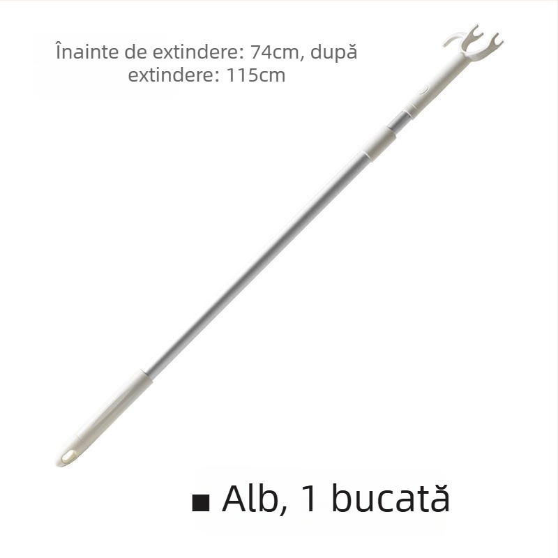 Bară de uscat haine, extensibilă, stil japonez Muji, pentru uscat haine pe balcon, lansată în 2023