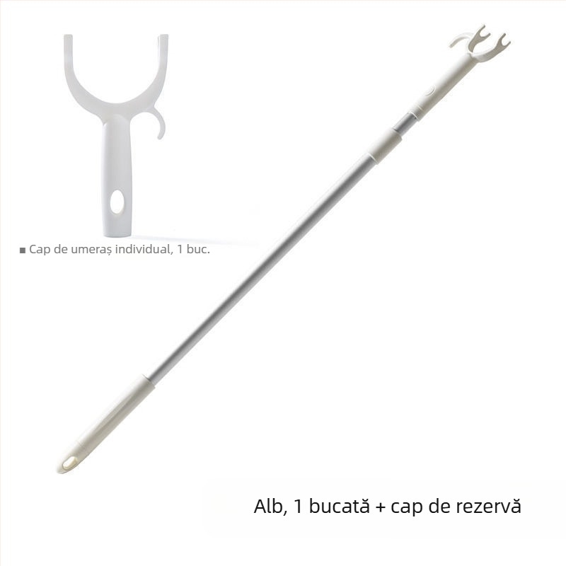 Bară de uscat haine, extensibilă, stil japonez Muji, pentru uscat haine pe balcon, lansată în 2023