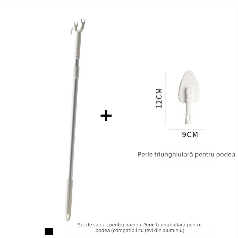 Bară de uscat haine, extensibilă, stil japonez Muji, pentru uscat haine pe balcon, lansată în 2023