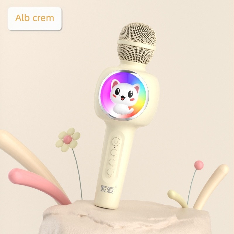 Set microfon karaoke și difuzor pentru telefoane mobile; microfon karaoke pentru telefon mobil; polaritate supercardioidă; raport SNR ≥70 dB; fără baterie încorporată