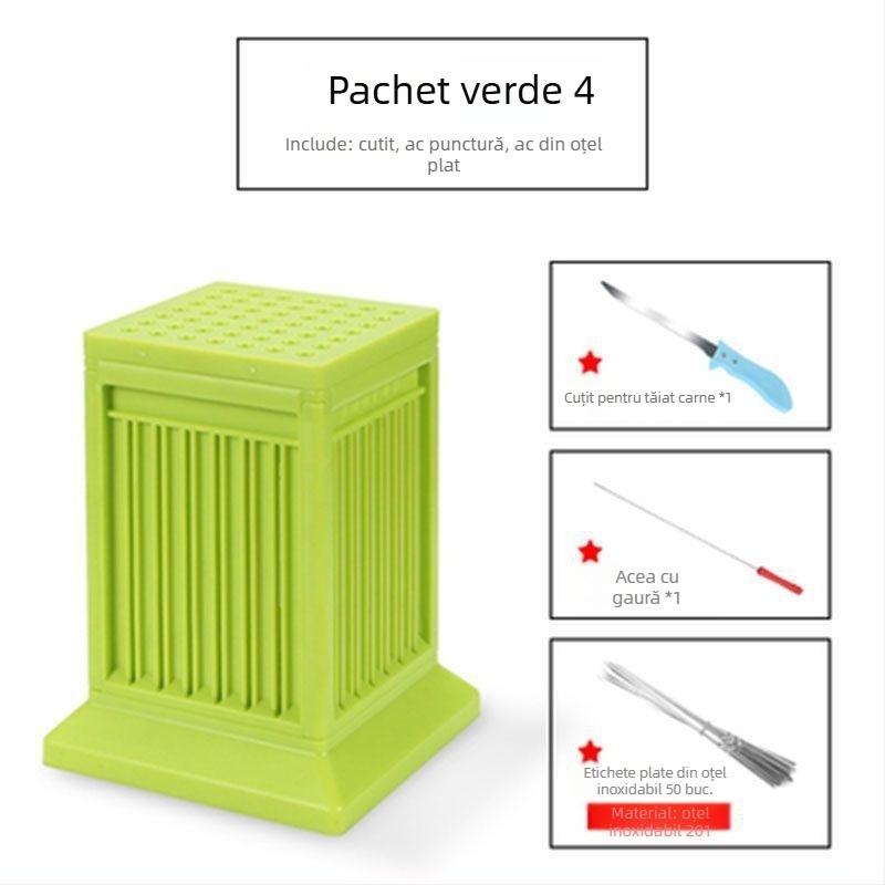 Furculă de grătar din fier pentru șașliki — unealtă pentru înșirarea cărnii, uz casnic