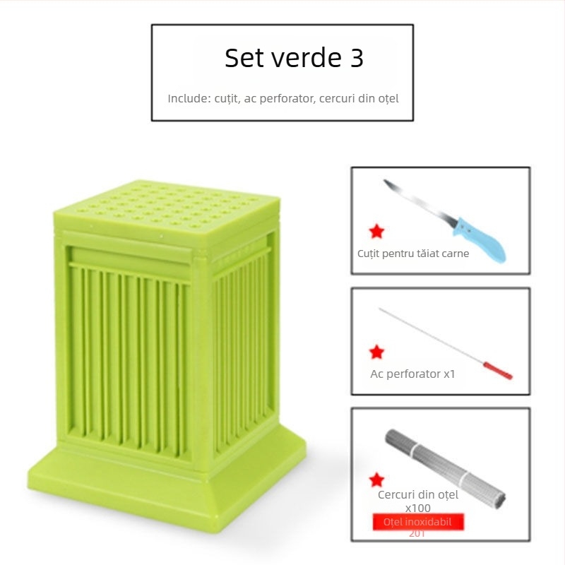 Furculă de grătar din fier pentru șașliki — unealtă pentru înșirarea cărnii, uz casnic