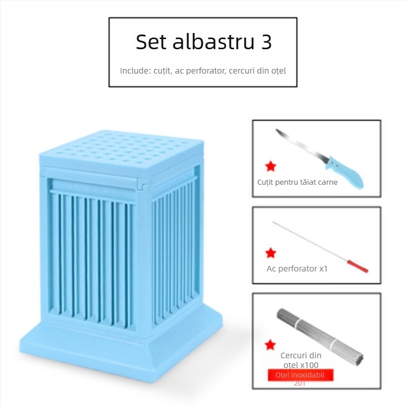 Furculă de grătar din fier pentru șașliki — unealtă pentru înșirarea cărnii, uz casnic