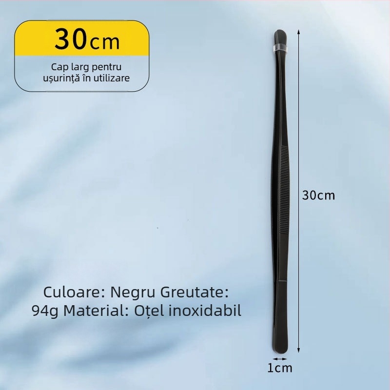 Clips de mâncare pentru barbecue, stil coreean, din oțel inoxidabil 430, rezistent la temperaturi înalte, clește de servire