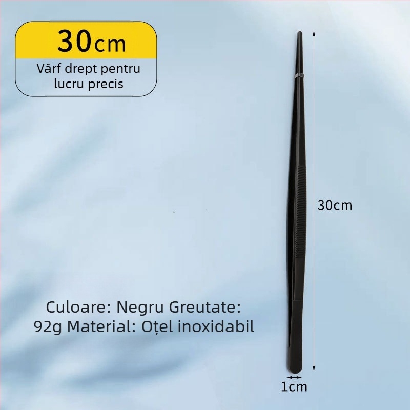 Clips de mâncare pentru barbecue, stil coreean, din oțel inoxidabil 430, rezistent la temperaturi înalte, clește de servire