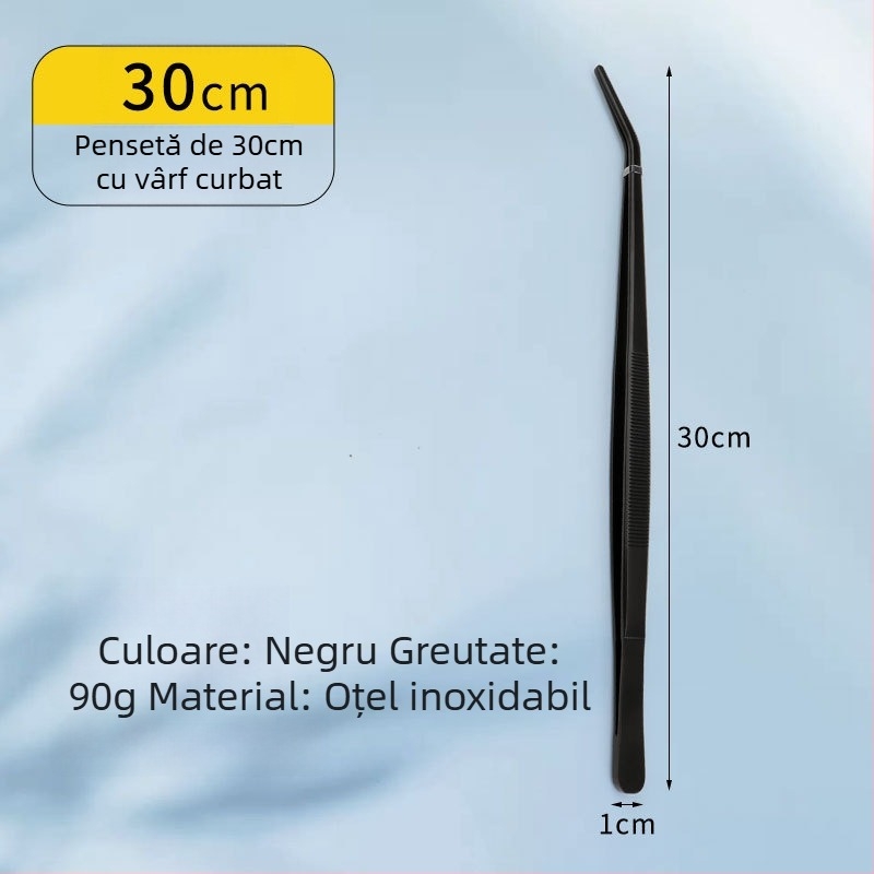 Clips de mâncare pentru barbecue, stil coreean, din oțel inoxidabil 430, rezistent la temperaturi înalte, clește de servire