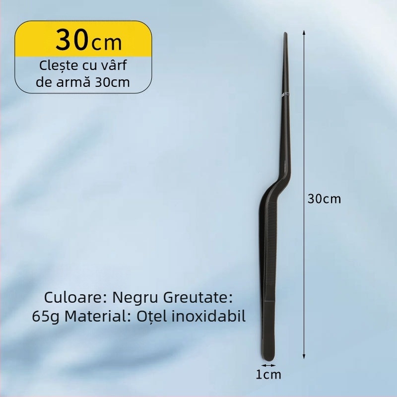 Clips de mâncare pentru barbecue, stil coreean, din oțel inoxidabil 430, rezistent la temperaturi înalte, clește de servire