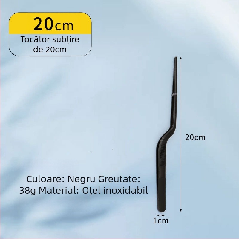 Clips de mâncare pentru barbecue, stil coreean, din oțel inoxidabil 430, rezistent la temperaturi înalte, clește de servire