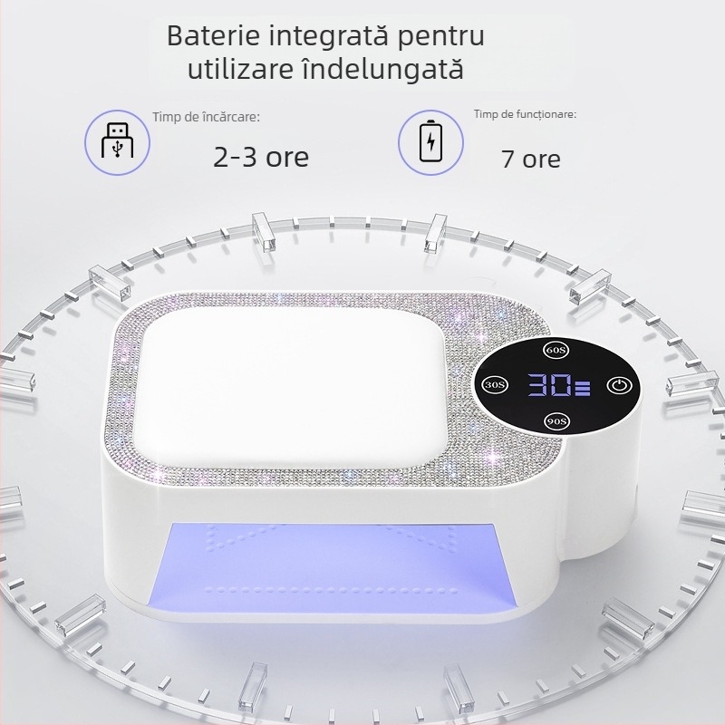 Lampa fototerapie pentru unghii BM-22, fără fir, portabilă, reîncărcabilă, origine Dongguan