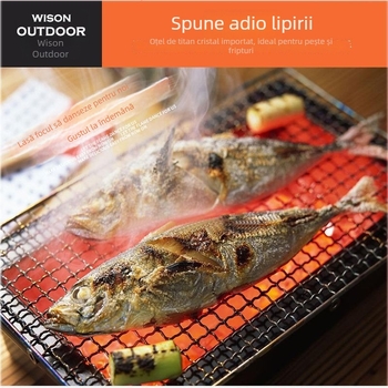 Plasă de grătar din oțel inoxidabil, formă semicerc, plasă cu sârmă pătrată, acoperire antiaderent