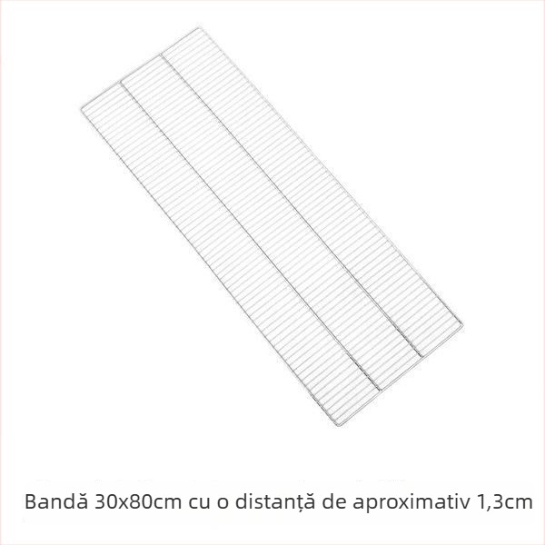 Plasă de grătar din oțel inoxidabil, formă semicerc, plasă cu sârmă pătrată, acoperire antiaderent