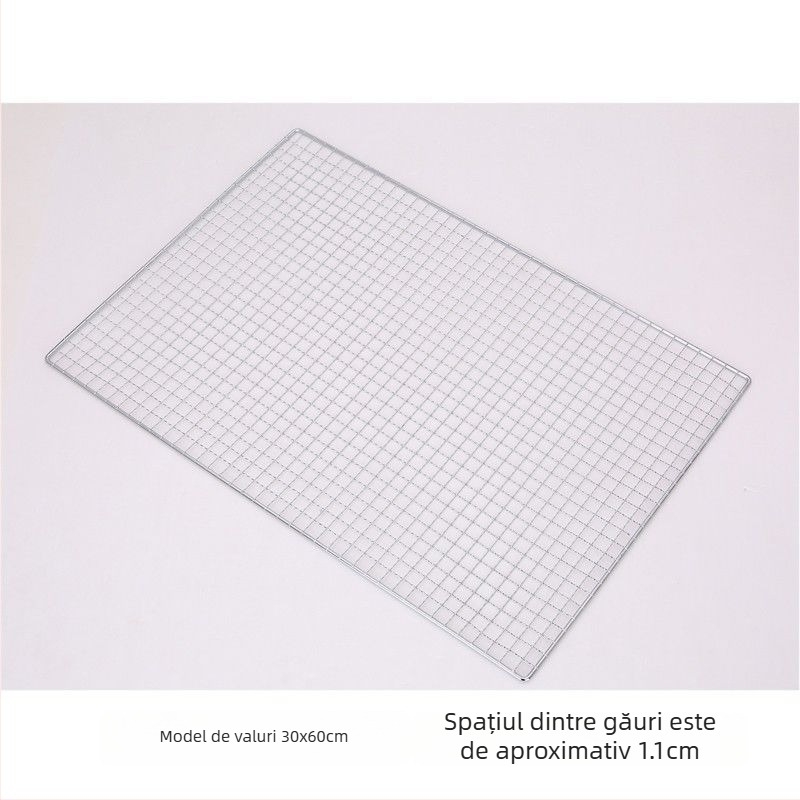 Plasă de grătar din oțel inoxidabil, formă semicerc, plasă cu sârmă pătrată, acoperire antiaderent