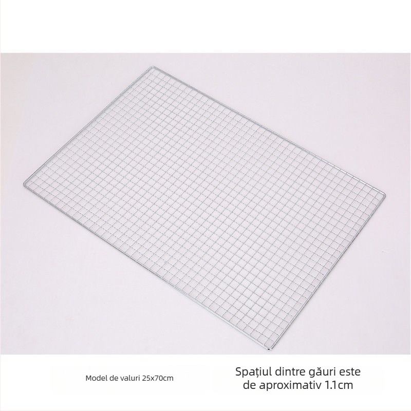 Plasă de grătar din oțel inoxidabil, formă semicerc, plasă cu sârmă pătrată, acoperire antiaderent