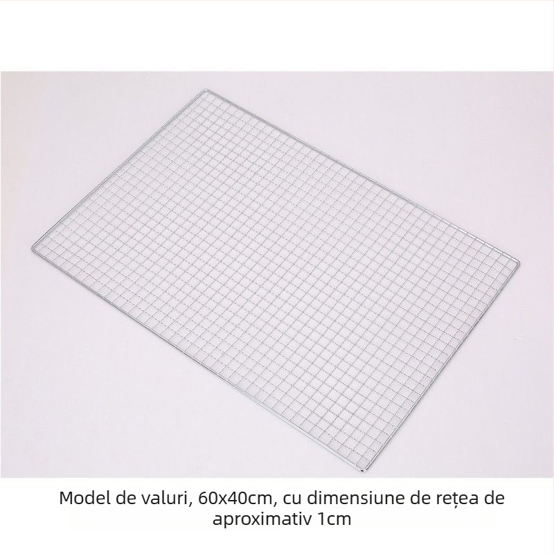 Plasă de grătar din oțel inoxidabil, formă semicerc, plasă cu sârmă pătrată, acoperire antiaderent