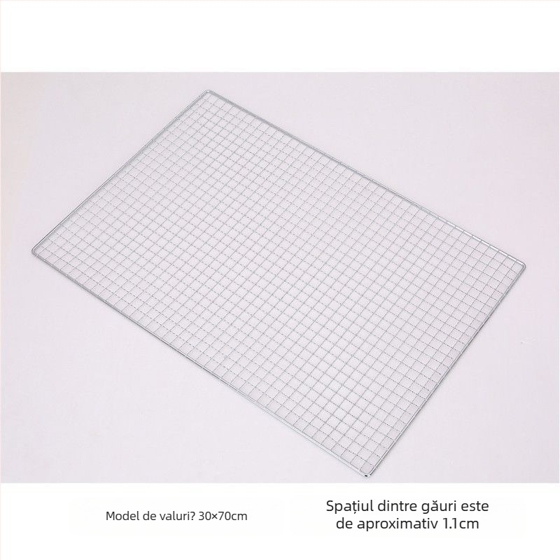 Plasă de grătar din oțel inoxidabil, formă semicerc, plasă cu sârmă pătrată, acoperire antiaderent