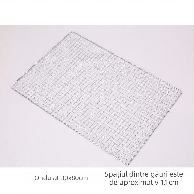 Plasă de grătar din oțel inoxidabil, formă semicerc, plasă cu sârmă pătrată, acoperire antiaderent