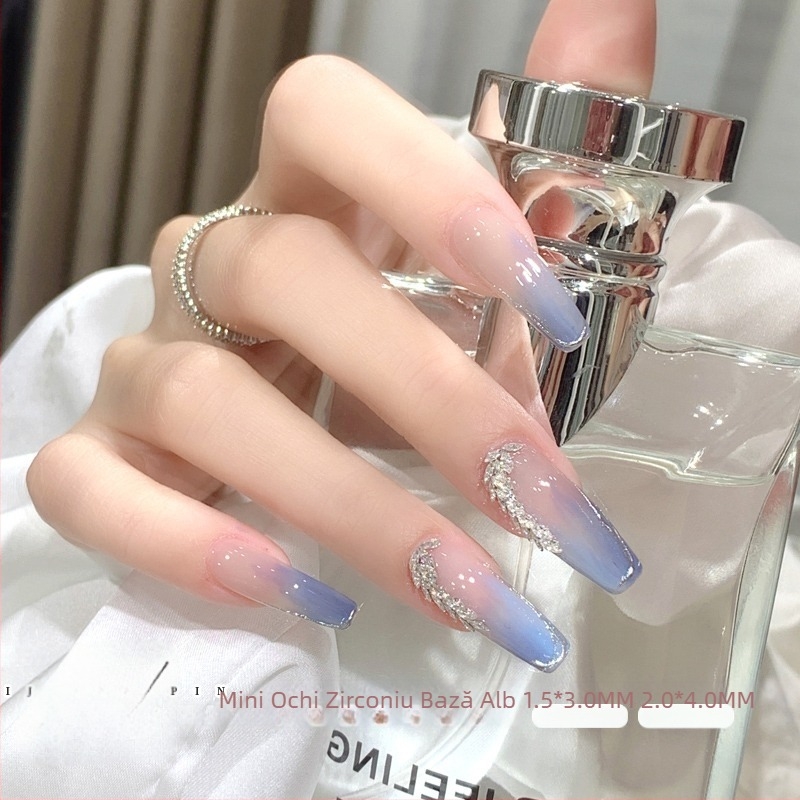 Decorațiuni pentru unghii din zirconiu: tăiere Marquise, model picătură de apă, mini zirconii multicolore