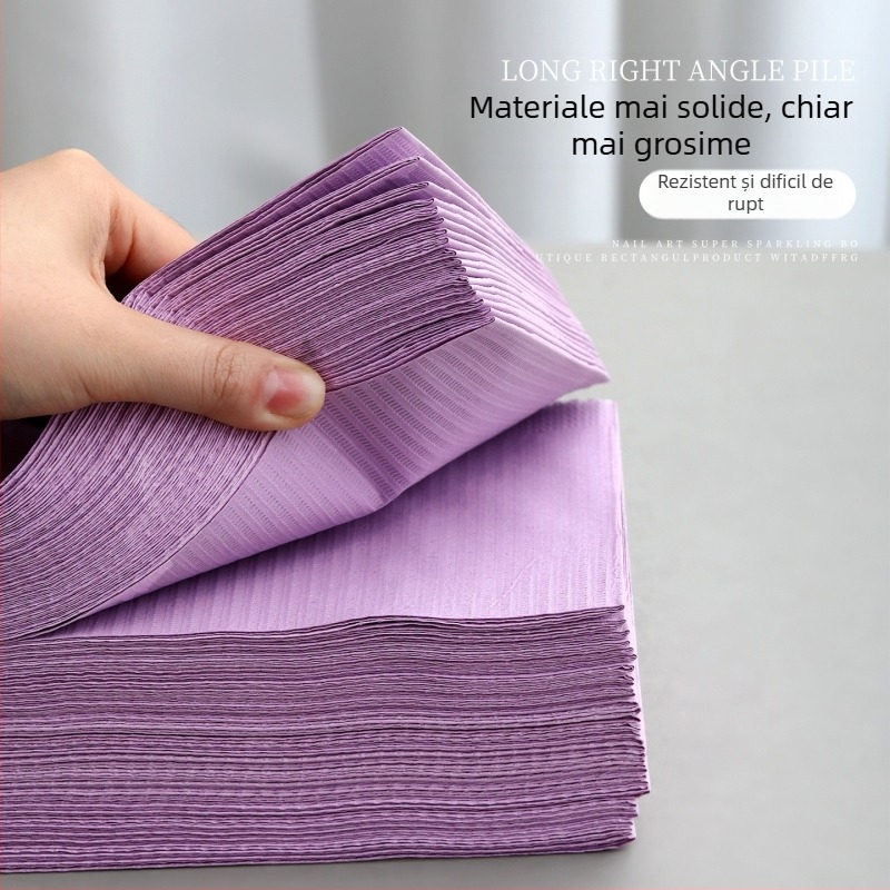 Covoraș de masă pentru manichiură, de unică folosință, din plastic, ambalaj de bază, 1 buc.