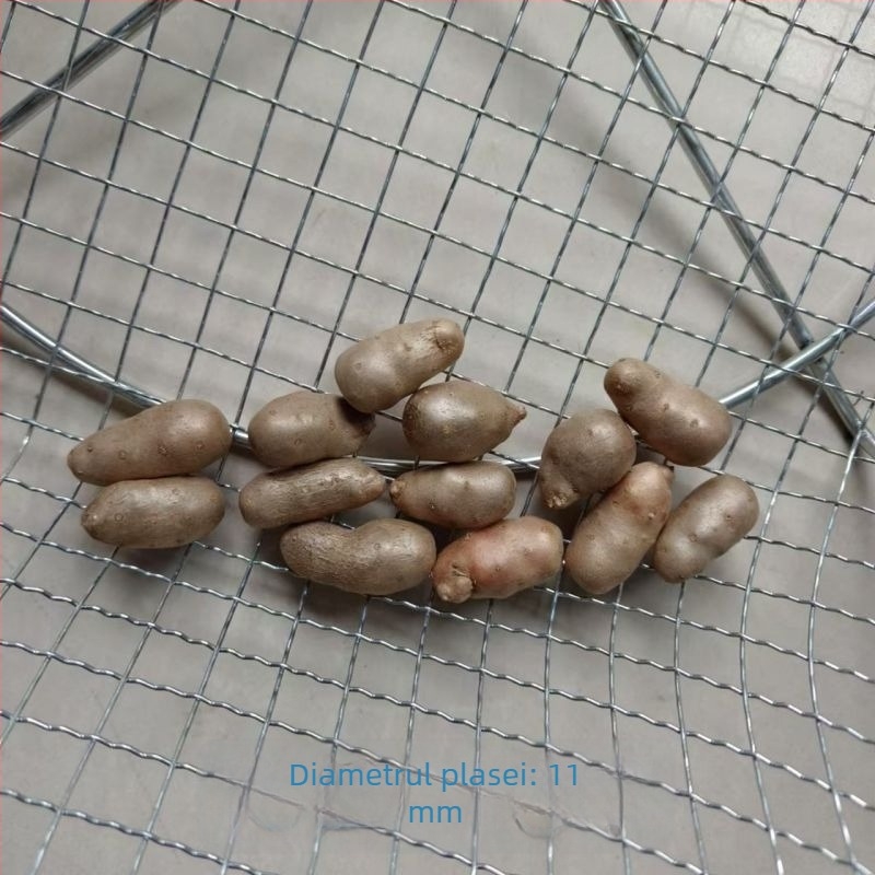 Sită pentru făină, metalică, groasă, circulară, pentru uz casnic