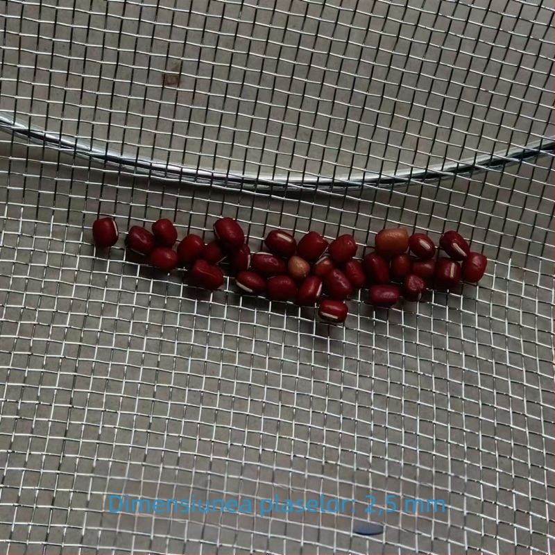 Sită pentru făină, metalică, groasă, circulară, pentru uz casnic