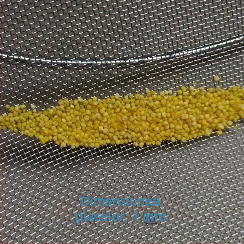 Sită pentru făină, metalică, groasă, circulară, pentru uz casnic