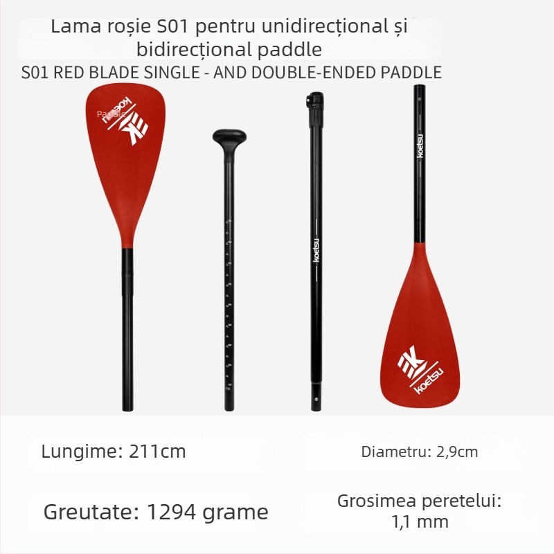 Koetsu placă gonflabilă de paddleboard cu pală de kajak — carbon + fibră de sticlă, utilizare universală, board de surf