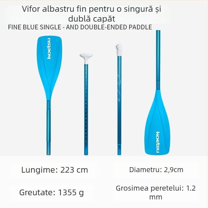 Koetsu placă gonflabilă de paddleboard cu pală de kajak — carbon + fibră de sticlă, utilizare universală, board de surf