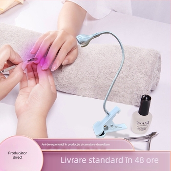 Lampă de manichiură cu braț flexibil USB UV curing LED pentru arta unghiilor