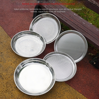 Sită de făină – Material: fier și oțel inoxidabil nemagnetic; Stil: simplitate modernă; Lansare: primăvara 2017; Origine: Chongqing Dazu