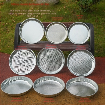 Sită de făină – Material: fier și oțel inoxidabil nemagnetic; Stil: simplitate modernă; Lansare: primăvara 2017; Origine: Chongqing Dazu