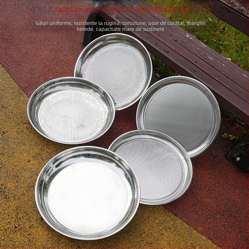 Sită de făină – Material: fier și oțel inoxidabil nemagnetic; Stil: simplitate modernă; Lansare: primăvara 2017; Origine: Chongqing Dazu