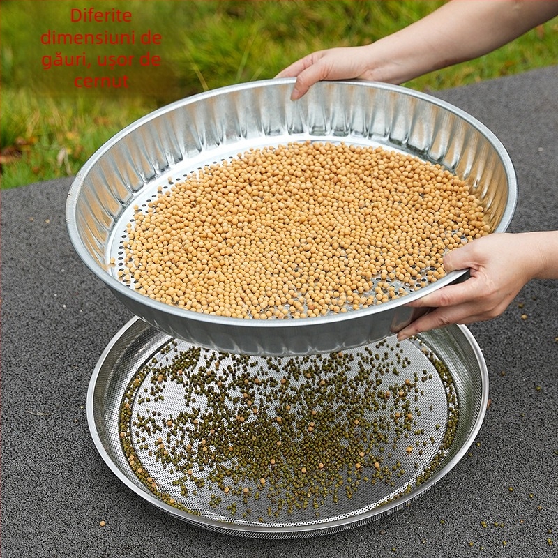 Sită de făină – Material: fier și oțel inoxidabil nemagnetic; Stil: simplitate modernă; Lansare: primăvara 2017; Origine: Chongqing Dazu