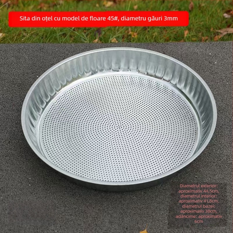 Sită de făină – Material: fier și oțel inoxidabil nemagnetic; Stil: simplitate modernă; Lansare: primăvara 2017; Origine: Chongqing Dazu