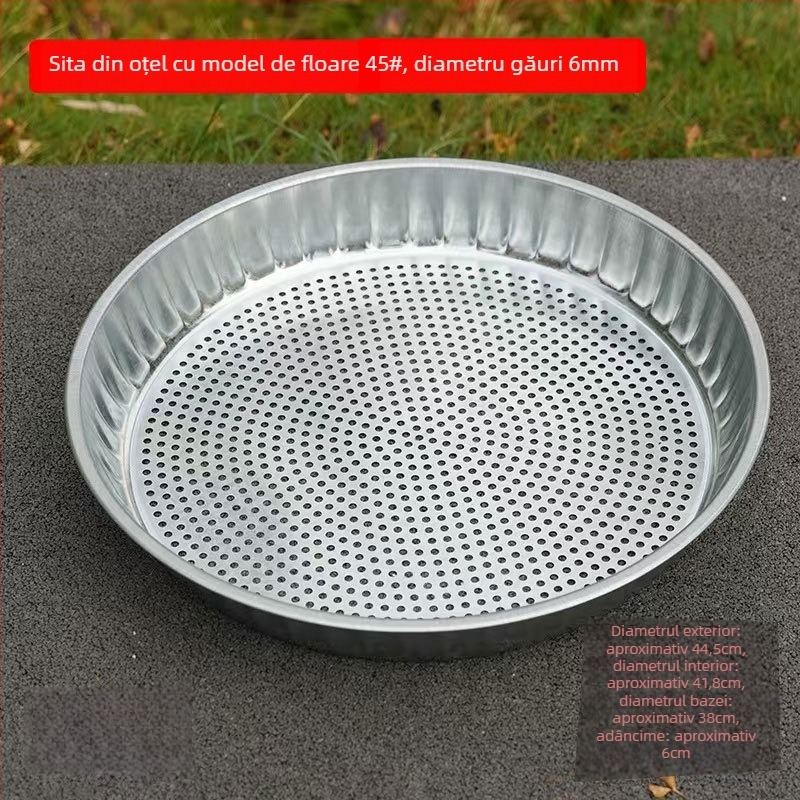 Sită de făină – Material: fier și oțel inoxidabil nemagnetic; Stil: simplitate modernă; Lansare: primăvara 2017; Origine: Chongqing Dazu