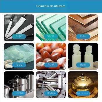 Piatră de șlefuit diamant pentru ascuțit lame — potrivită pentru metal, plăci ceramice, jad și sticlă; unealtă de șlefuire cu unghi fix pentru șlefuire și lustruire (Chuanxing)