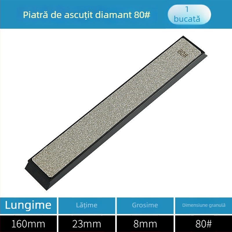 Piatră de șlefuit diamant pentru ascuțit lame — potrivită pentru metal, plăci ceramice, jad și sticlă; unealtă de șlefuire cu unghi fix pentru șlefuire și lustruire (Chuanxing)