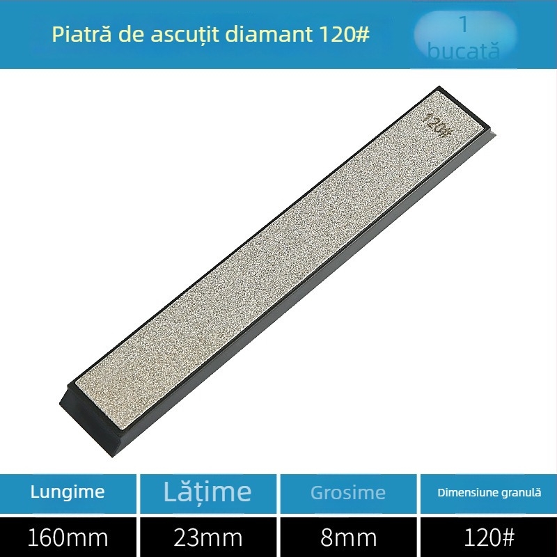 Piatră de șlefuit diamant pentru ascuțit lame — potrivită pentru metal, plăci ceramice, jad și sticlă; unealtă de șlefuire cu unghi fix pentru șlefuire și lustruire (Chuanxing)