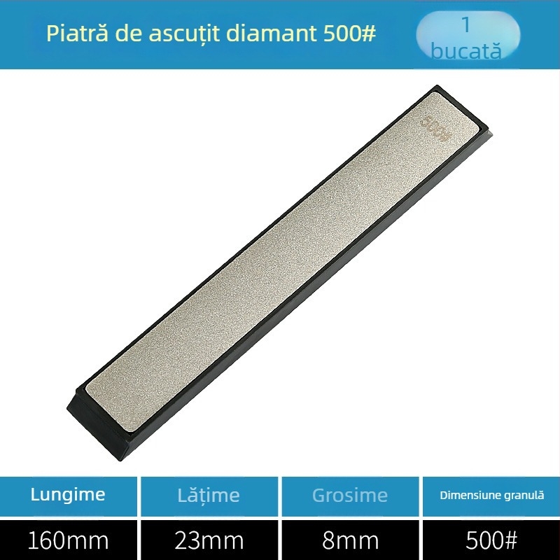Piatră de șlefuit diamant pentru ascuțit lame — potrivită pentru metal, plăci ceramice, jad și sticlă; unealtă de șlefuire cu unghi fix pentru șlefuire și lustruire (Chuanxing)
