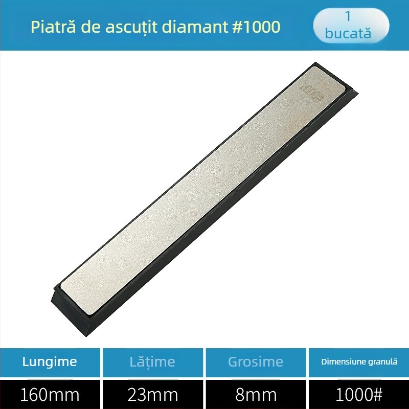 Piatră de șlefuit diamant pentru ascuțit lame — potrivită pentru metal, plăci ceramice, jad și sticlă; unealtă de șlefuire cu unghi fix pentru șlefuire și lustruire (Chuanxing)