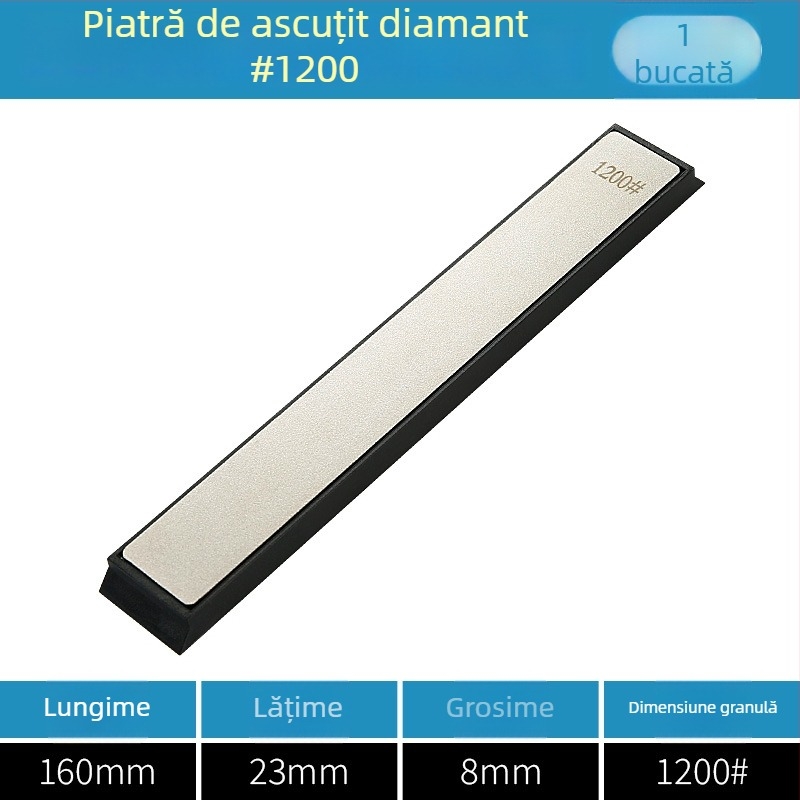 Piatră de șlefuit diamant pentru ascuțit lame — potrivită pentru metal, plăci ceramice, jad și sticlă; unealtă de șlefuire cu unghi fix pentru șlefuire și lustruire (Chuanxing)