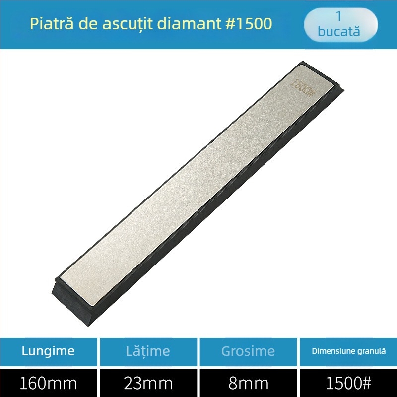 Piatră de șlefuit diamant pentru ascuțit lame — potrivită pentru metal, plăci ceramice, jad și sticlă; unealtă de șlefuire cu unghi fix pentru șlefuire și lustruire (Chuanxing)