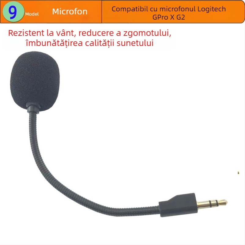 Microfon de gaming M1 – direcționare de tip pistol, răspuns în frecvență 20 Hz–20 kHz, SNR sub 60 dB, lansat în 2023