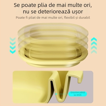 Lavoar pliabil din plastic pentru casă și călătorii, ușor 100–120 g, pentru spălat rufe în cămin
