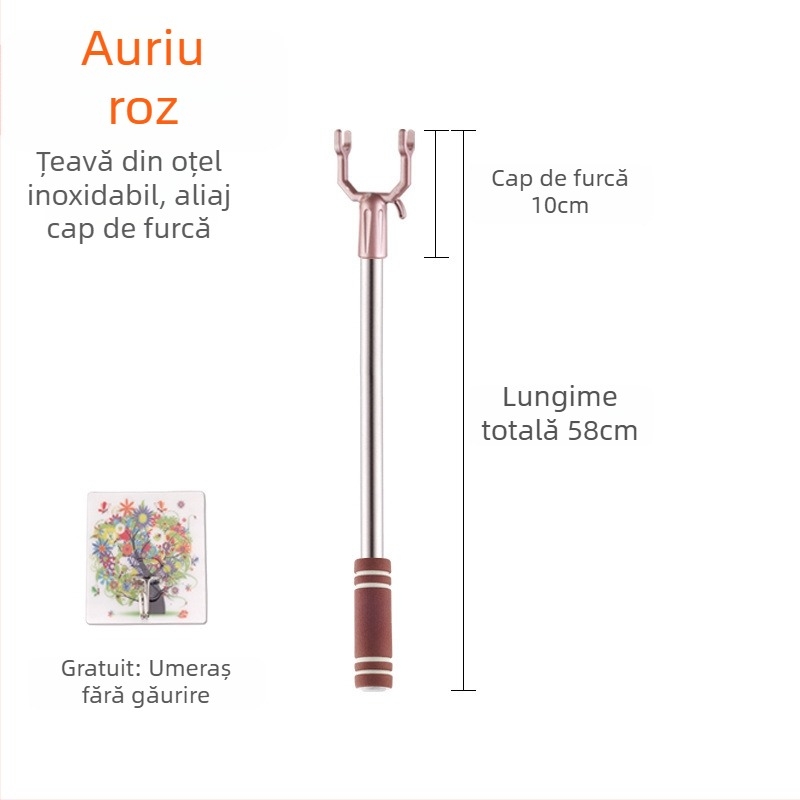 Suport pentru haine din oțel inoxidabil pentru uscare pe balcon; Material: oțel inoxidabil; Categorie: suport haine; Domeniu: balcon