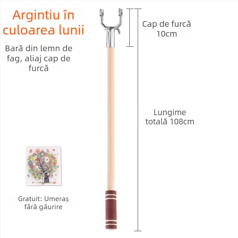 Suport pentru haine din oțel inoxidabil pentru uscare pe balcon; Material: oțel inoxidabil; Categorie: suport haine; Domeniu: balcon