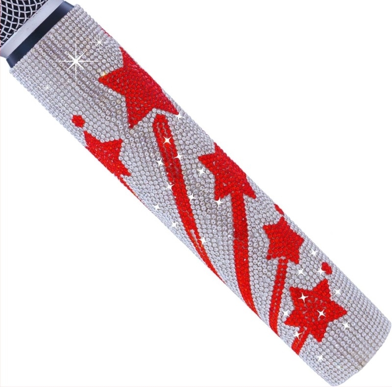 Microfon pentru copii pentru recuzită cu cristale (model: Colecție de recuzită; marcă: Alte; pe cablu: Da; direcție: Inimă; SNR ≥70 dB)